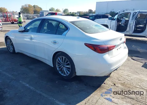 2021 Infiniti Q50 Luxe из США, поврежденный, VIN JN1EV7BP8MM701414